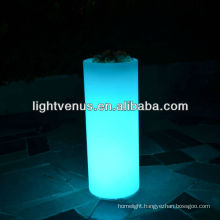 Modern LED flower pot color changing / commercial planters pots/remote control planter pot